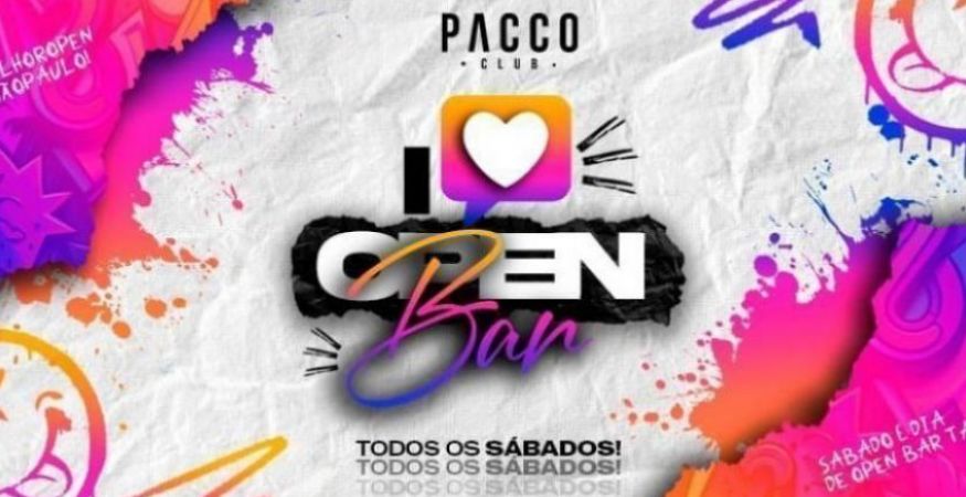 I LOVE OPEN BAR | SÁBADO 07.02 | PACCO CLUB