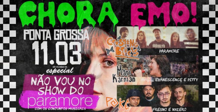 Chora Emo em Ponta Grossa Especial Não Vou No Show Do Paramore :(