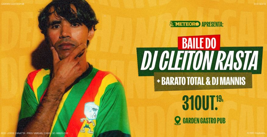 CLEITON RASTA no Meteoro Estúdio - Criciúma/SC