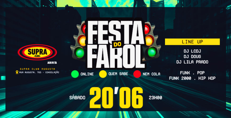 Supra Augusta | Festa do Farol | Sábado 20/06