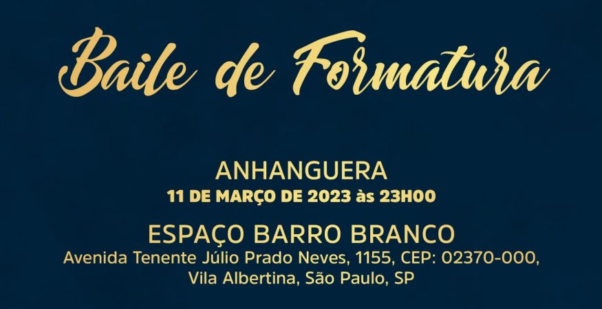 Baile de Formatura Anhanguera