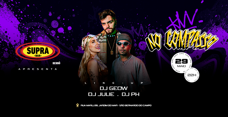 Supra Bernô | NO COMPASSO | Sexta 29/05