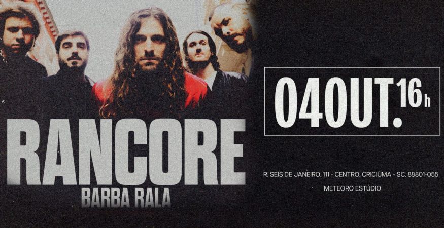 RANCORE no Meteoro Estúdio - Criciúma/SC
