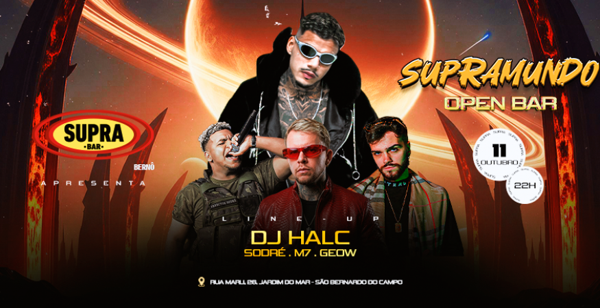 Supra Berno | Supramundo + OPEN BAR | Domingo 11/10