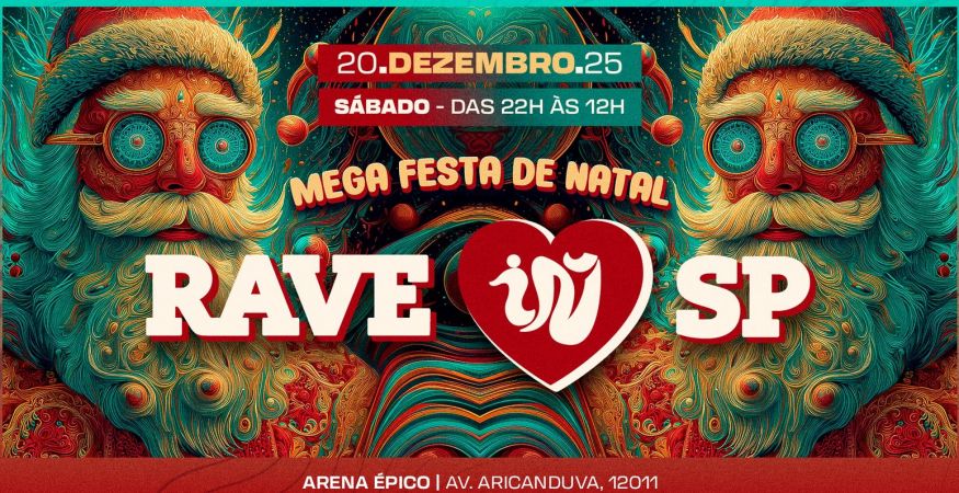 MEGA FESTA DE NATAL RAVE IN SP