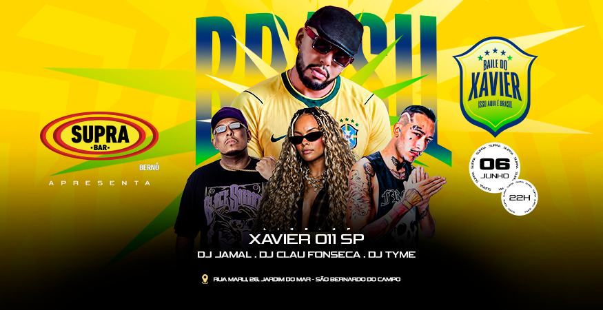 Supra Bernô | Baile do Xavier | Sábado 06/06