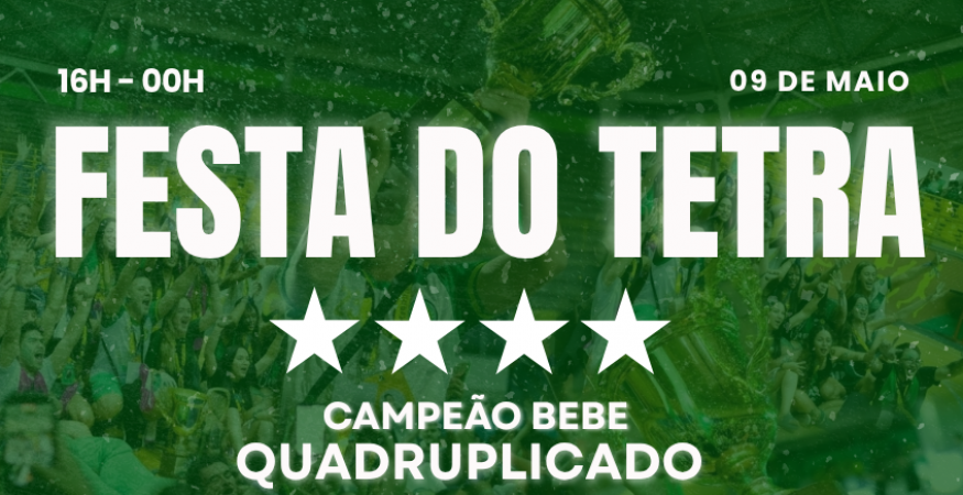 FESTA DO TETRA: Campeão Bebe Quadruplicado