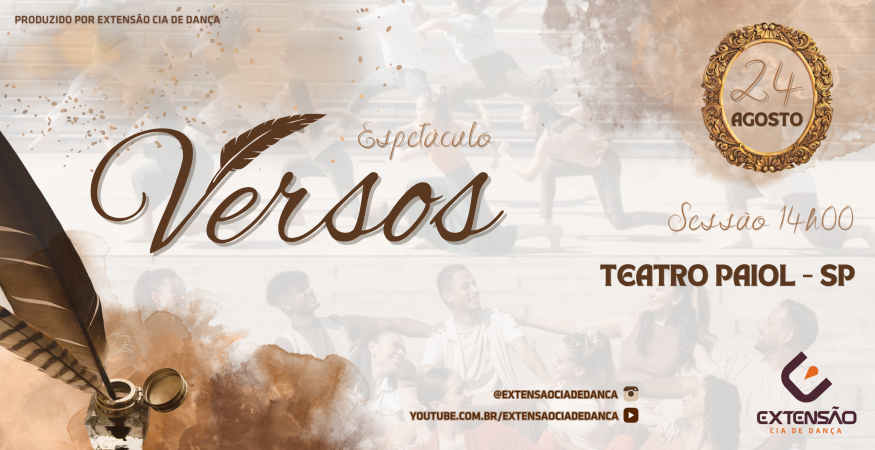 VERSOS - Espetáculo de Dança - 1ª Sessão