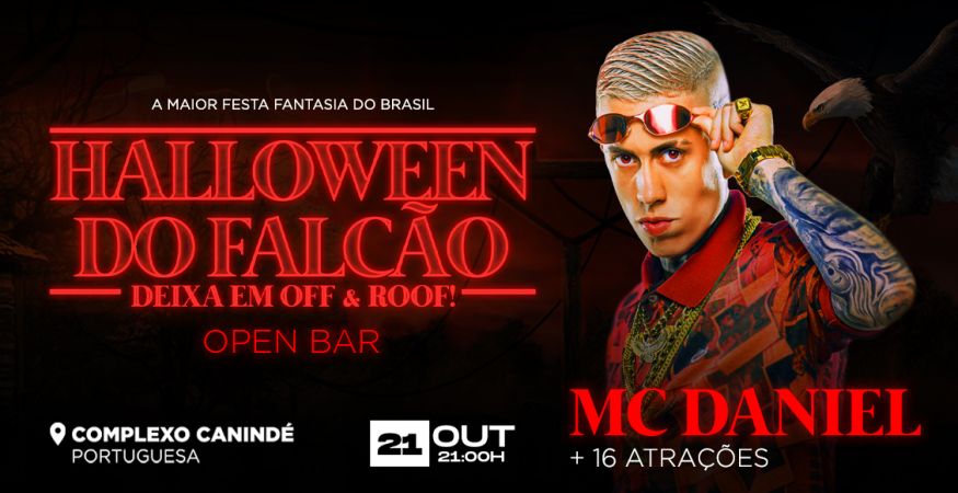 Halloween do Falcão - Deixa em Off &amp; ROOF❗️