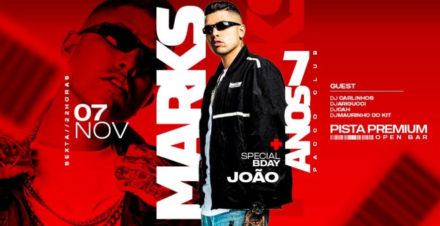 MC MARKS | 7 ANOS PACCO CLUB | SEXTA 07.11
