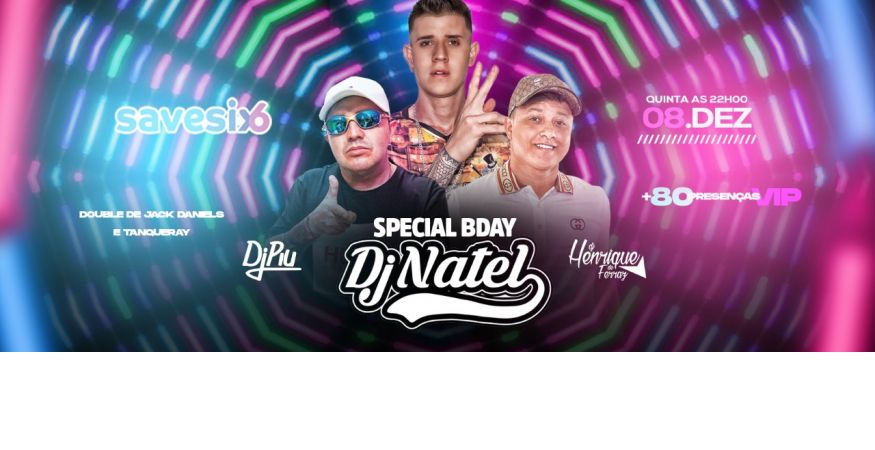 DJ Piu e DJ Henrique de Ferraz - Quinta 08/12 - Savesix6