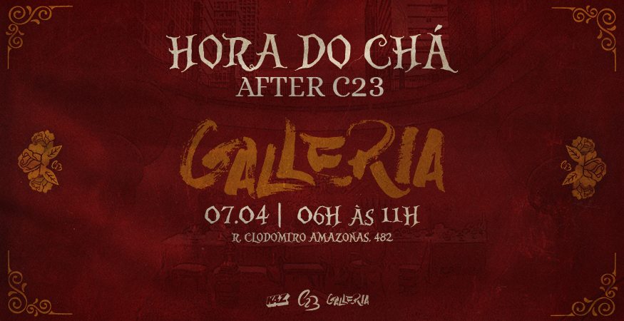 Hora do Chá: After C23