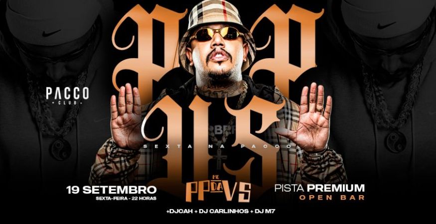 PP DA VS | PACCO CLUB | SEXTA 19.09