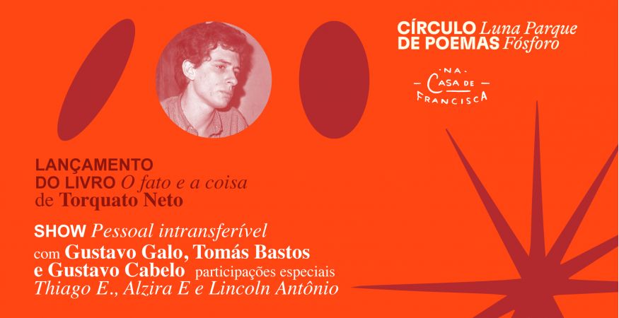 &quot;Pessoal intransferível” - QUA 09/11 (abertura da casa 20h)