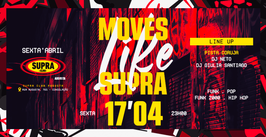 Supra Augusta | Moves Like Supra | Sexta 17/04