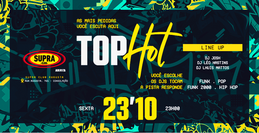 Supra Augusta | TOP HOT SUPRA | Sexta 23/10