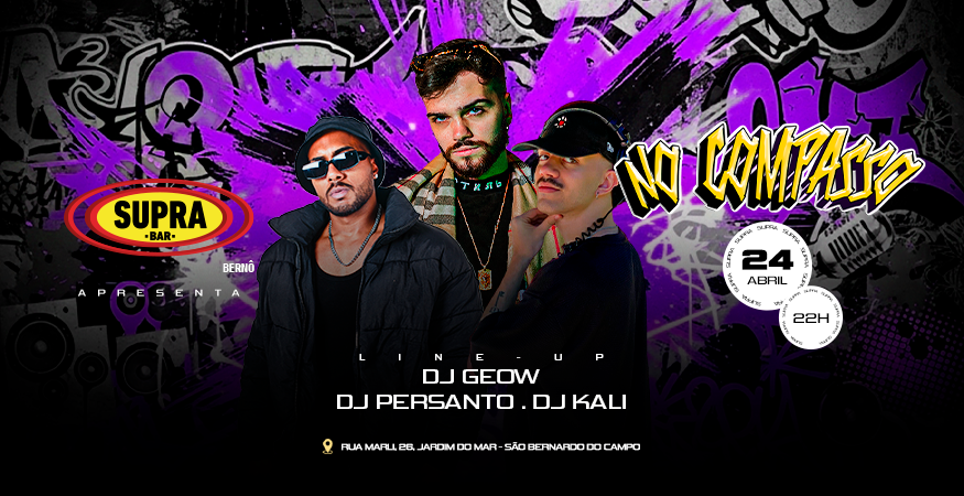 Supra Bernô | NO COMPASSO | Sexta 24/04