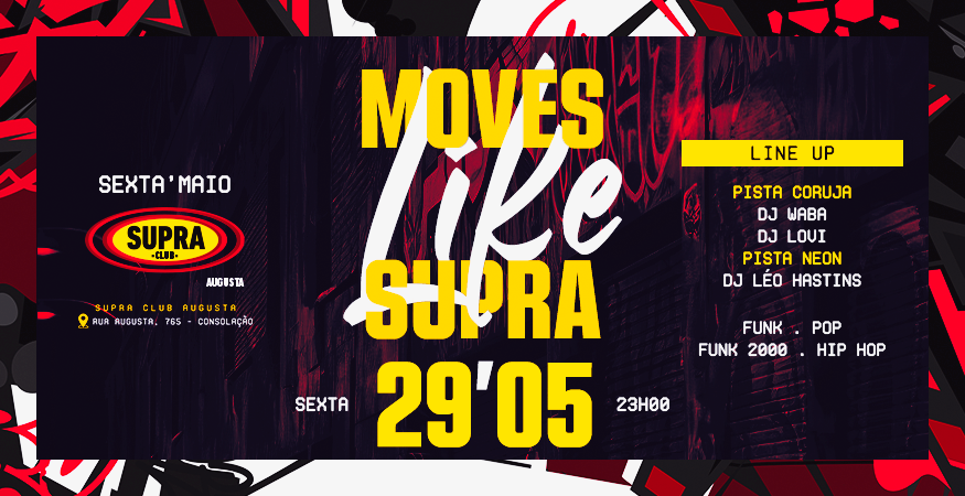 Supra Augusta | Moves Like Supra | Sexta 29/05