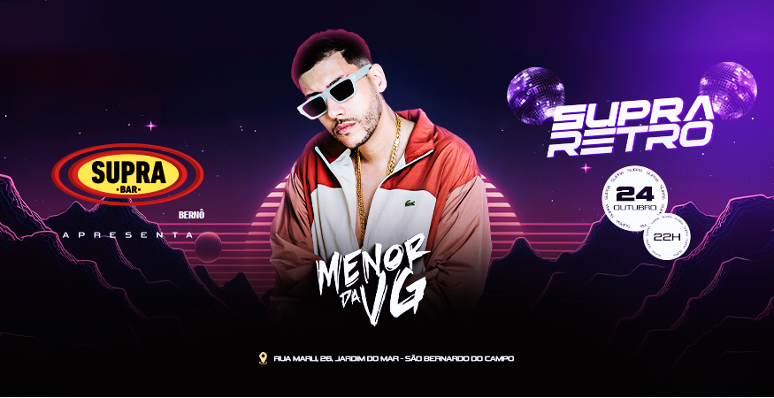 Supra Berno | Supra Retrô | Sábado 24/10