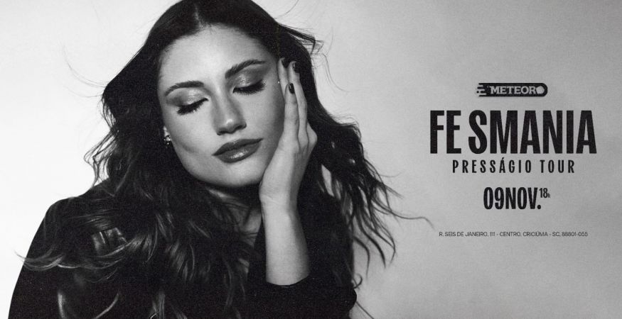Fê Smania no Meteoro Estúdio - Criciúma/SC