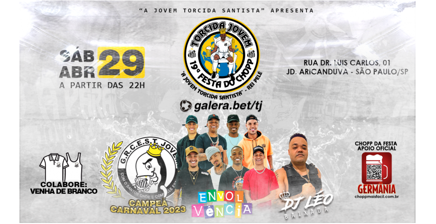 19ª FESTA DO CHOPP TORCIDA JOVEM