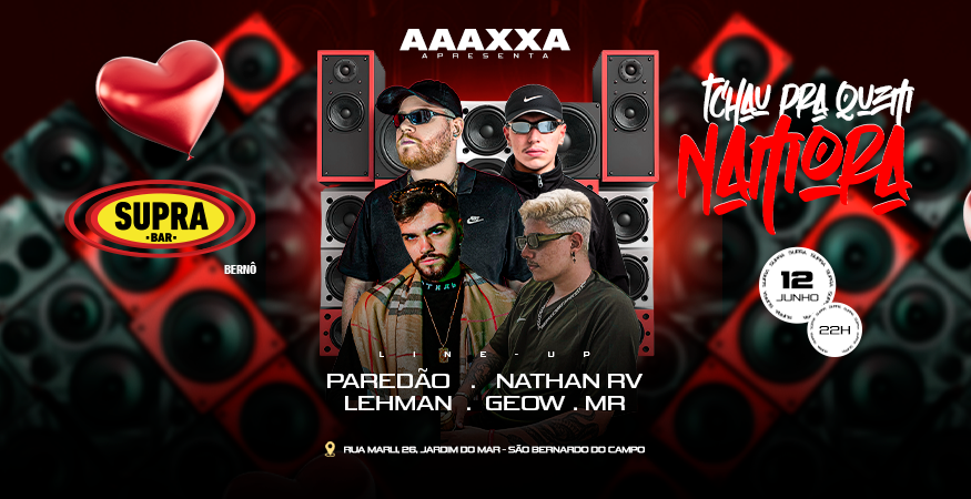 Supra Bernô | É tchau pra quem namora | Atlética FDSBC | Sexta 12/06