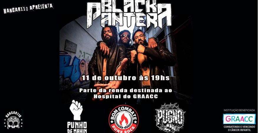 BLACK PANTERA + PUNHO DE MAHIN + BOM COMBATE + PUGNO