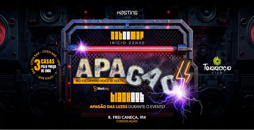 APAGÃO | OPEN-BAR