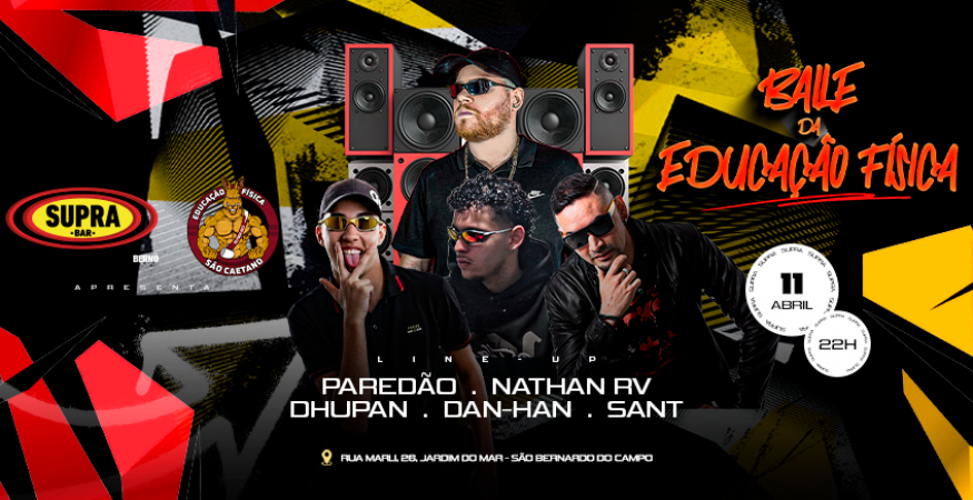 Supra Bernô | BDEF + Paredão | Sábado 11/04