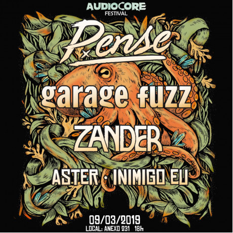 Pense + Garage Fuzz + Zander em Porto Alegre