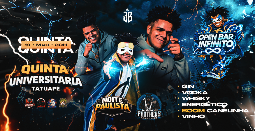 QUINTA UNIVERSITÁRIA TATUAPÉ - OPEN BAR INFINITO