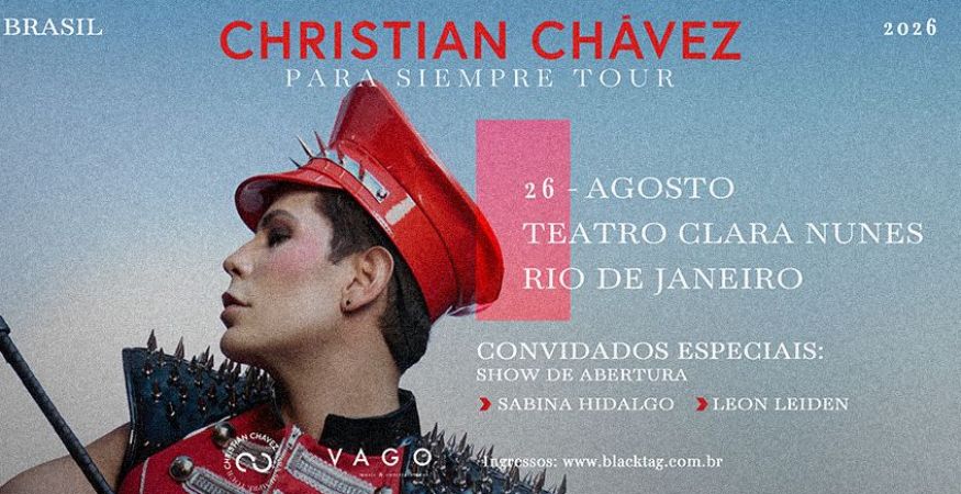 Christian Chávez no Rio de Janeiro