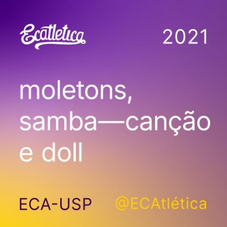 Moletom, samba e doll ECAtlética