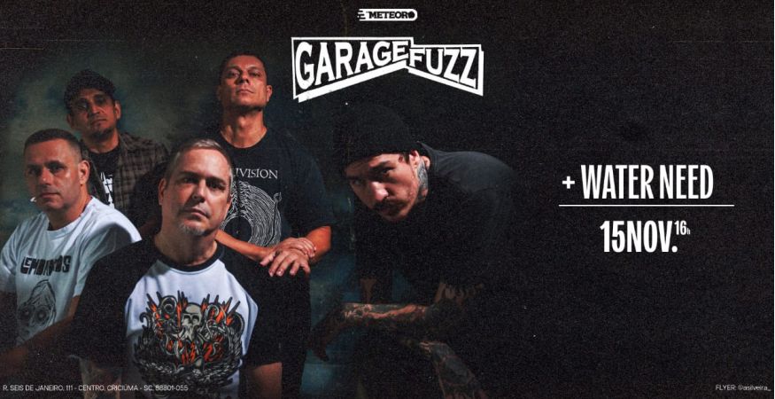 Garage Fuzz no Meteoro Estúdio - Criciúma/SC