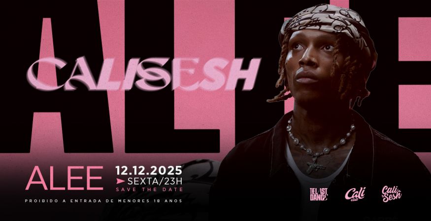 Alee | Sexta 12.12 | Cali Club