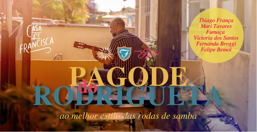 15h às 17h30 - SAB 18/11 -  ALMOÇO &amp; MÚSICA - &quot;Pagode do Rodrigueta&quot;