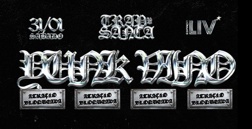 TRAP in Sanca 2026 - Yunk Vino + 4 atrações bloqueadas