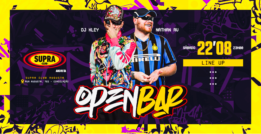 Supra Augusta | OPEN BAR | Sábado 22/08