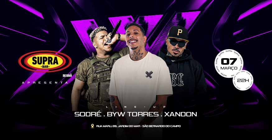 Supra Bernô |  Sábado 07/03