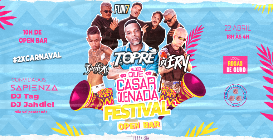 Bloco Que Casar Que Nada - OPEN BAR