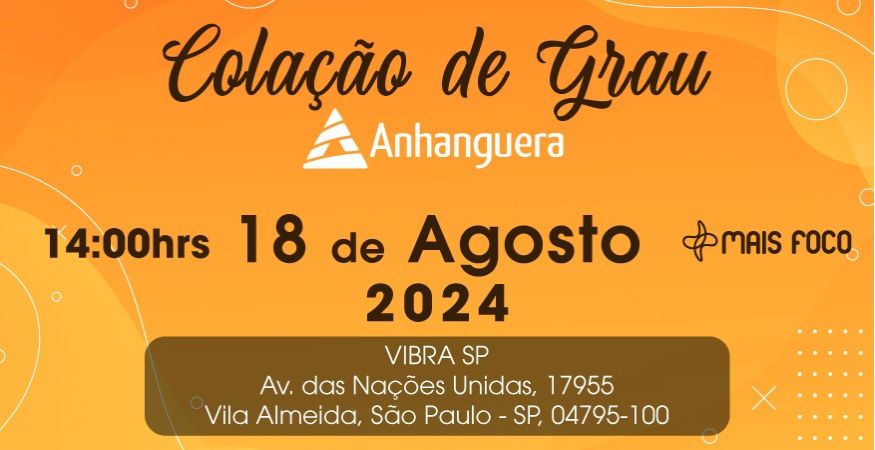 Colação de Grau Anhanguera