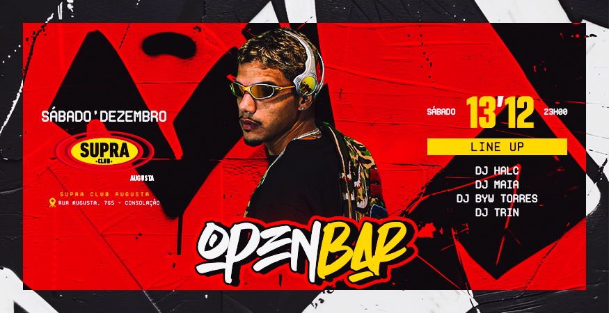 Supra Augusta | OPEN BAR | Sábado 13/12