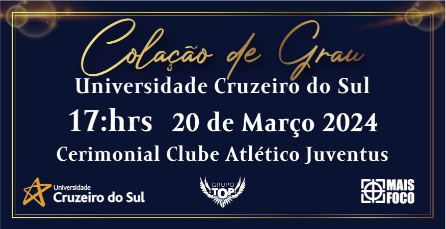 Colação de Grau Cruzeiro do Sul