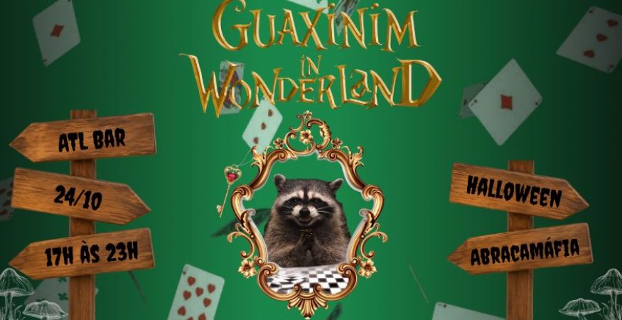 ABRACAMAFIA: Guaxinim in Wonderland